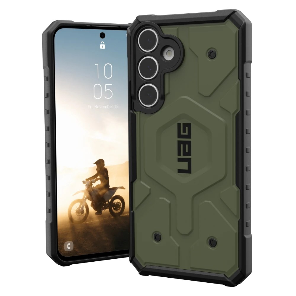 Urban Armor Gear (UAG) - Pathfinder MagSafe Case for Samsung Galaxy S24 FE - Olive Drab