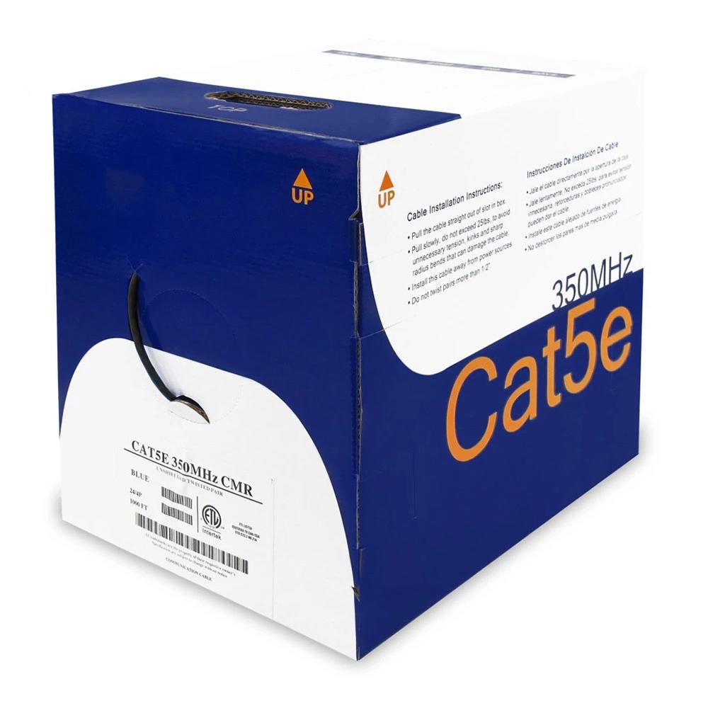 WIRE CAT6 RISER CMR BLACK 1' REELX PULL BOX