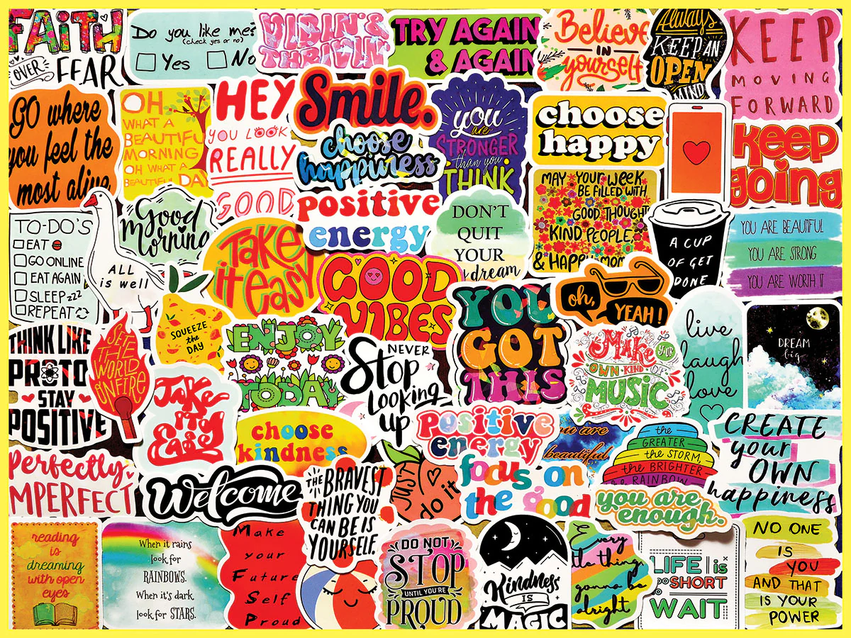 White Mountain Puzzles - Good Vibes - 500 Piece Jigsaw Puzzle