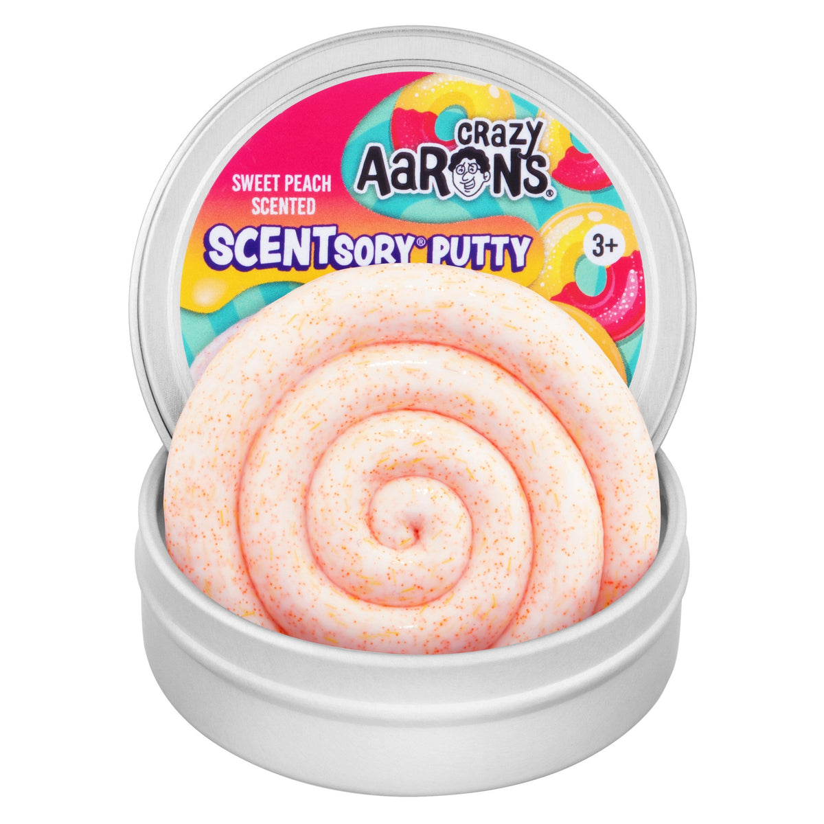 Crazy Aaron's Scentsory Peach Ring Thinking Putty - product image 3