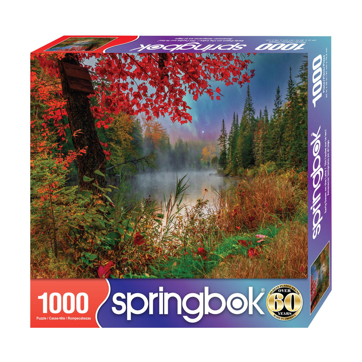 Springbok Early Dawn On The Lake 1000 Piece Jigsaw Puzzle