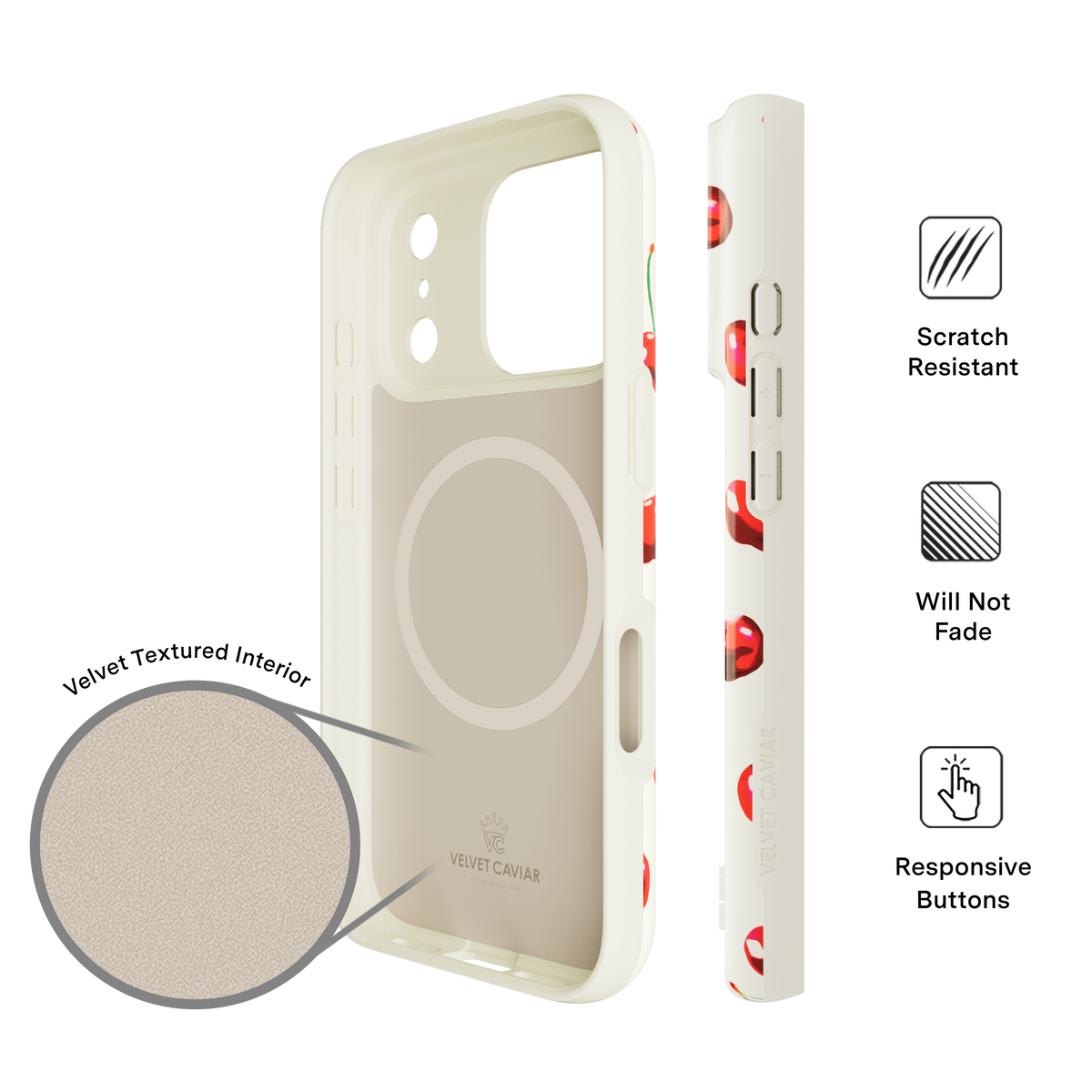 VELVET CAVIAR - IPhone 17 Pro MagSafe Case -Mon Cheri Cherry
