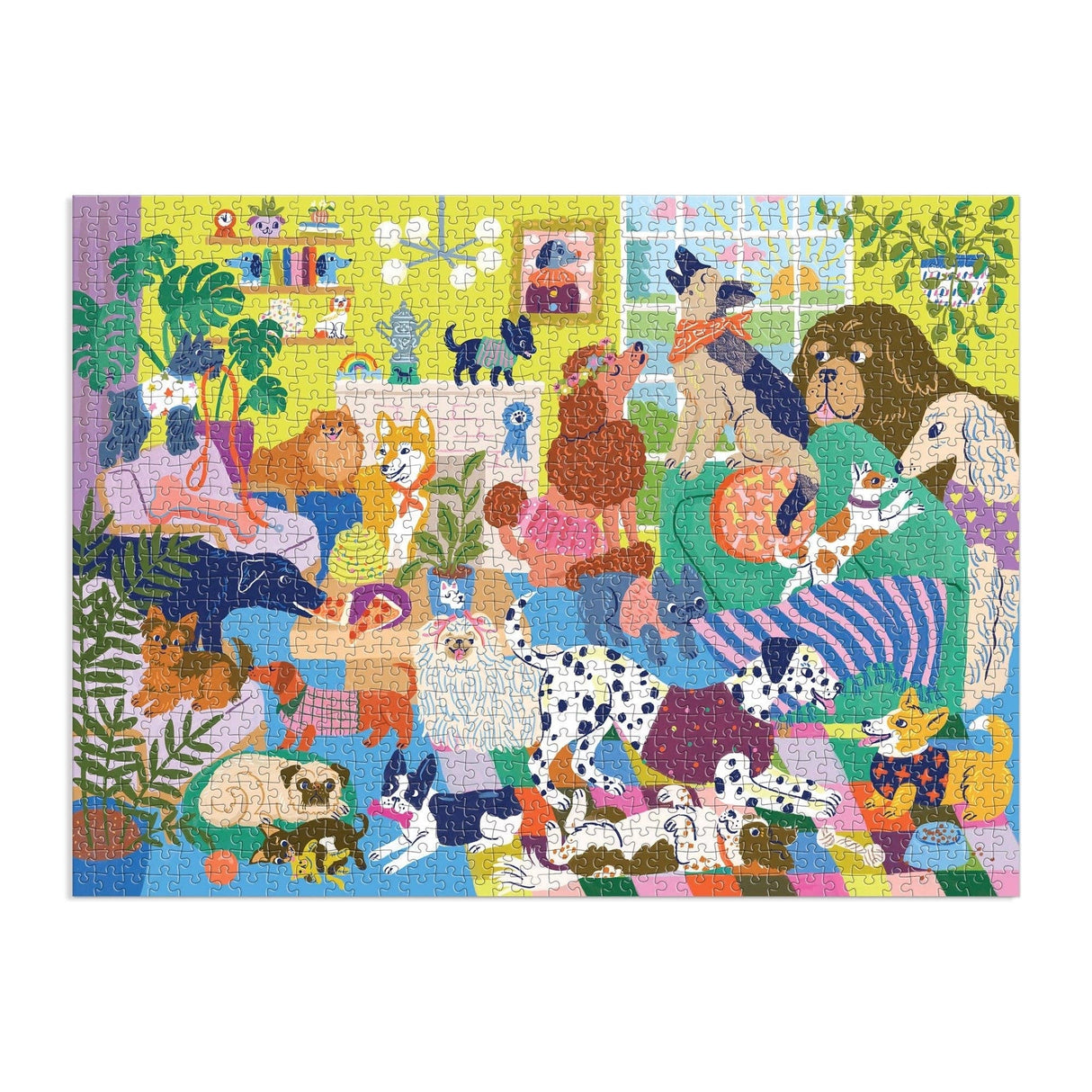 Mudpuppy - Good Dog Club 1000 Piece Family Puzzle