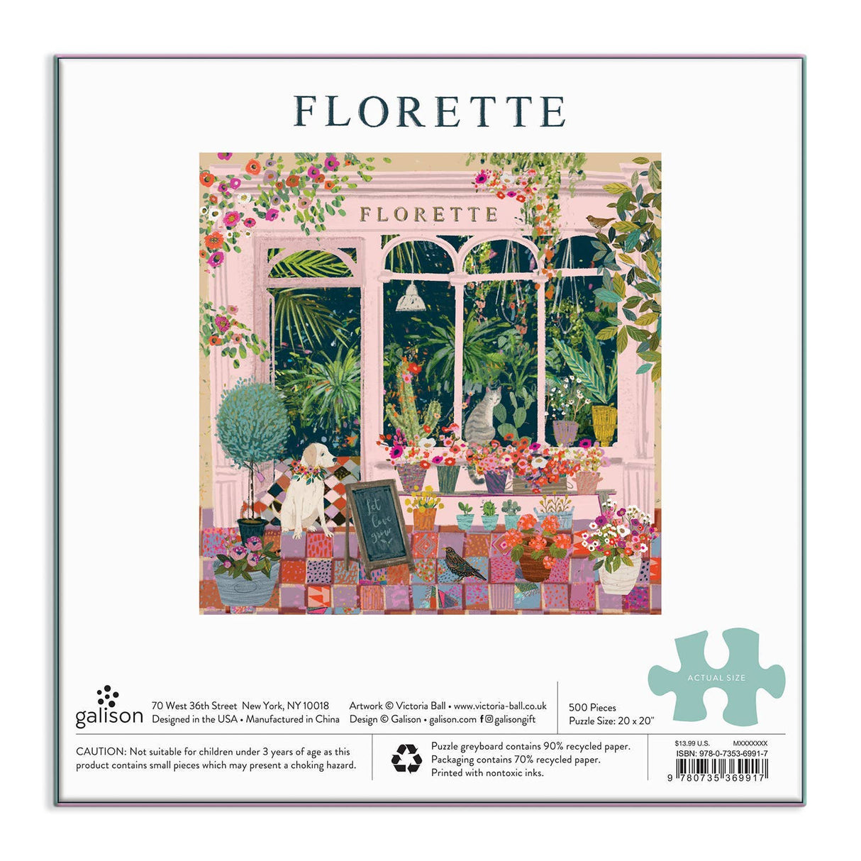 Galison - Florette 500 Piece Puzzle