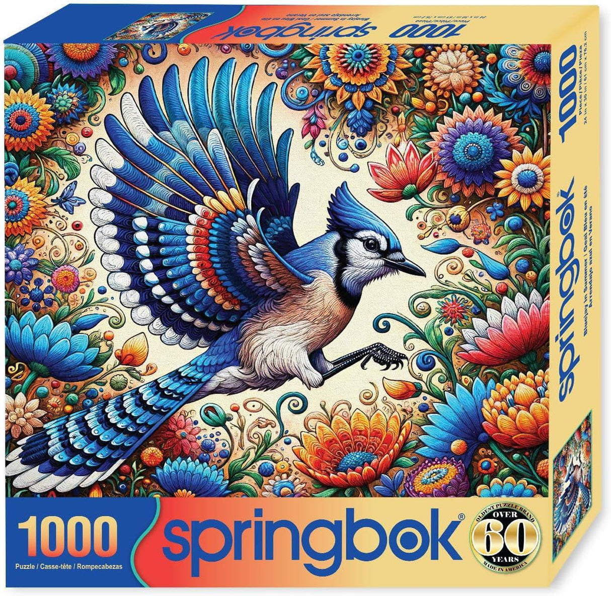 Springbok Blue Jay In Summer 1000 Piece Jigsaw Puzzle For Adults