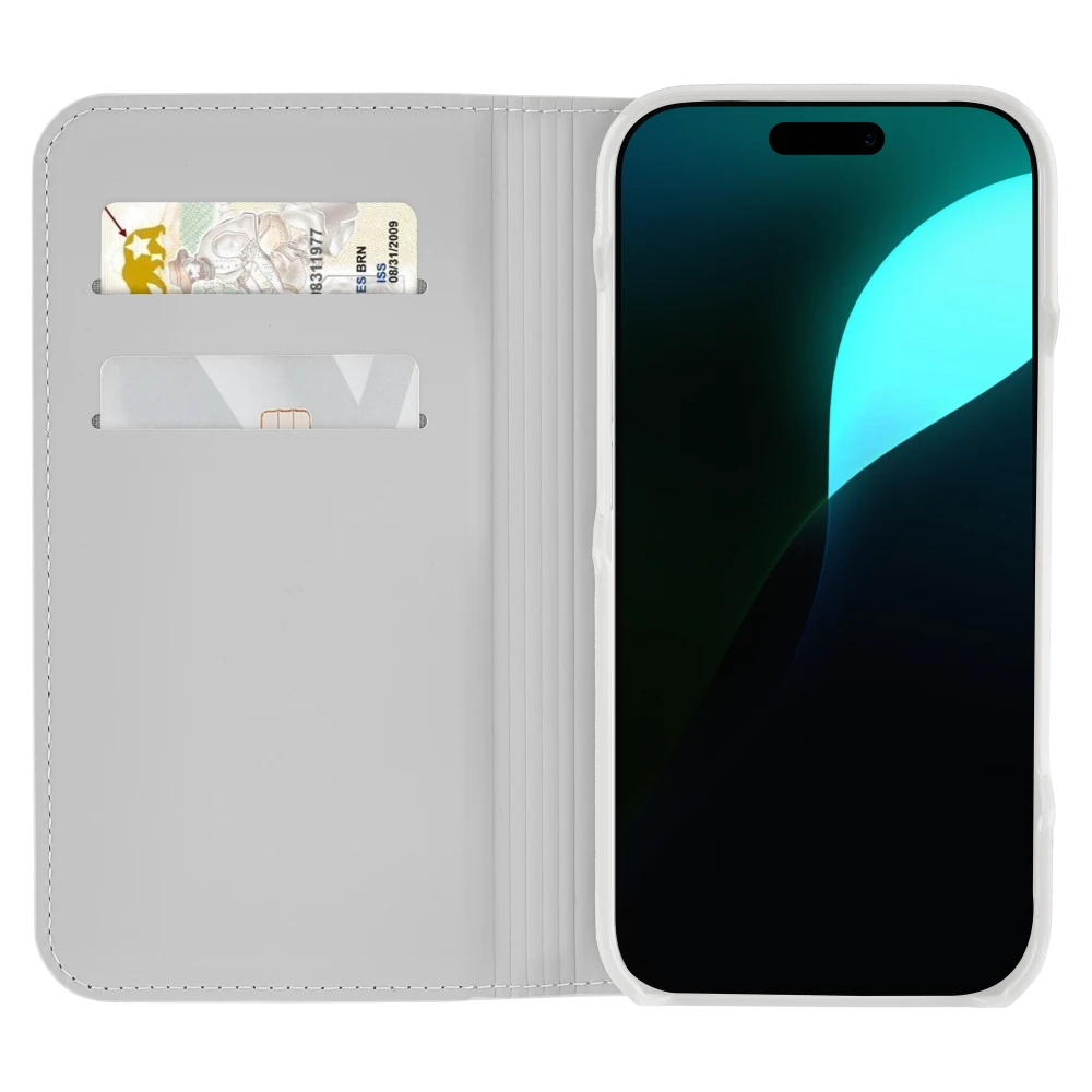 Kate Spade - Folio Case for Apple iPhone 16 Pro - Metallic Silver