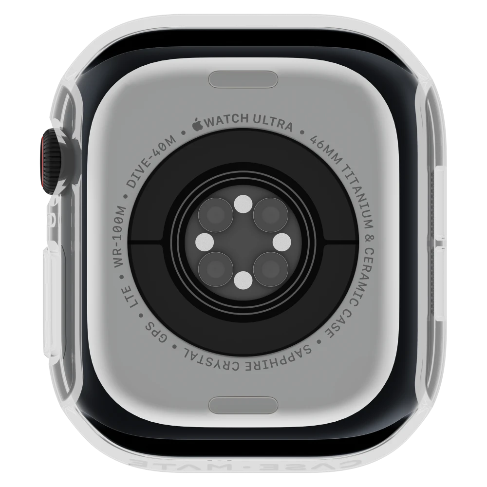 Case-Mate - Tough Case with Integrated Glass Screen Protector for Apple Watch Series 10 46mm - Clear