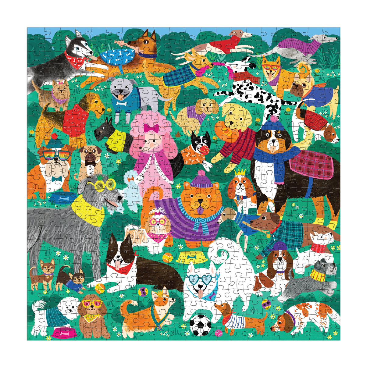 Mudpuppy - Doggone Days 500 Piece Family Puzzle