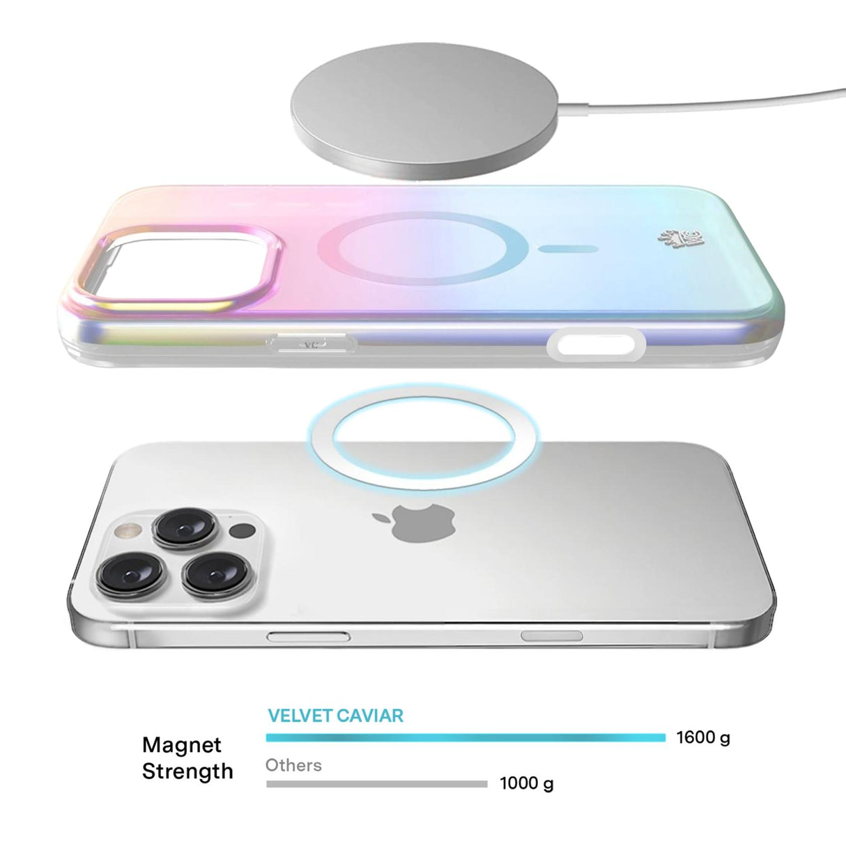 Velvet Caviar - Magsafe Case For Apple Iphone 16 Pro Max - White Opal