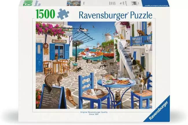 Ravensburger - Cats of Mykonos - 1500 Pieces Puzzle