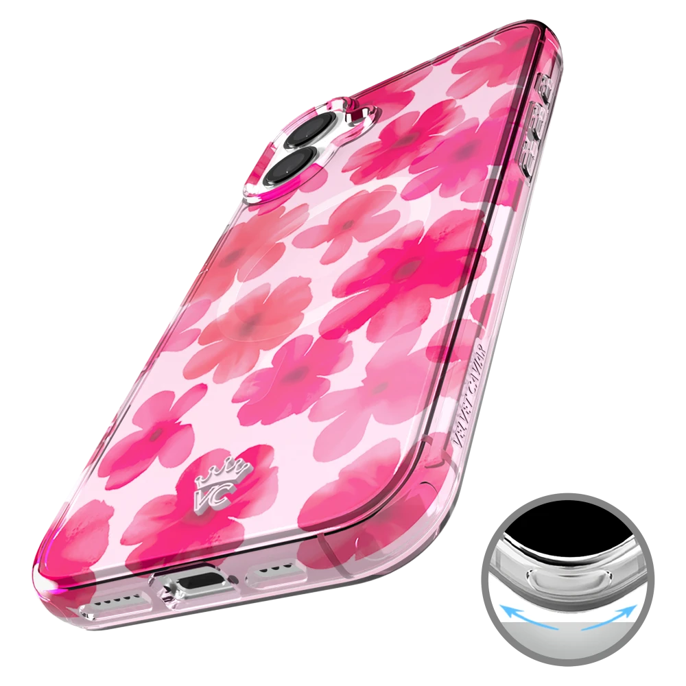 Velvet Caviar - MagSafe Case for Apple iPhone 16 - Cherry Blossom