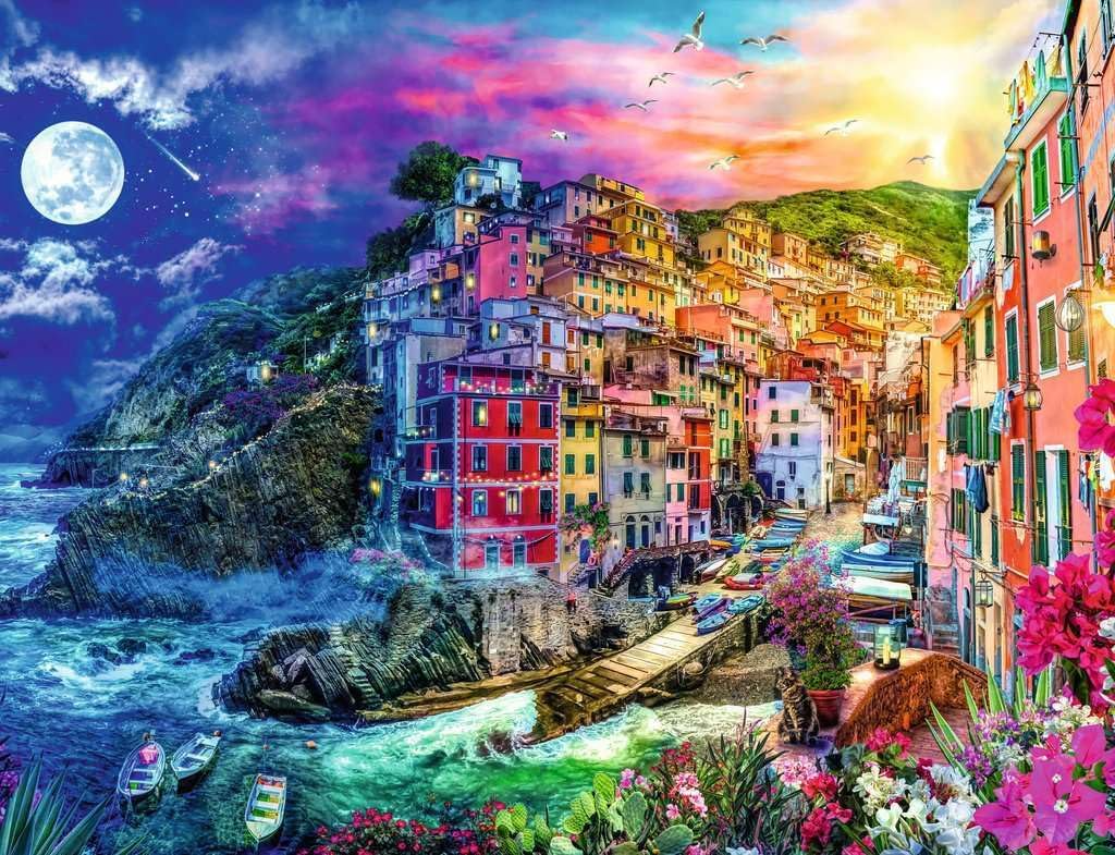 Ravensburger Colorful Cinque Terre 2000 Piece Jigsaw Puzzle