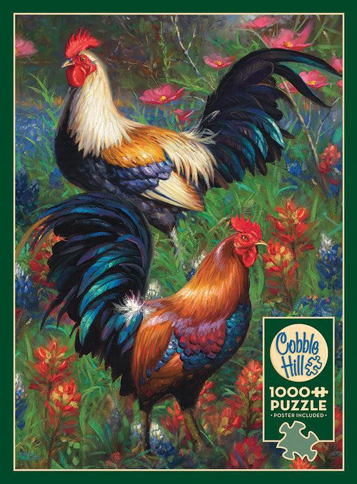 Cobble Hill Roosters 1000 Piece