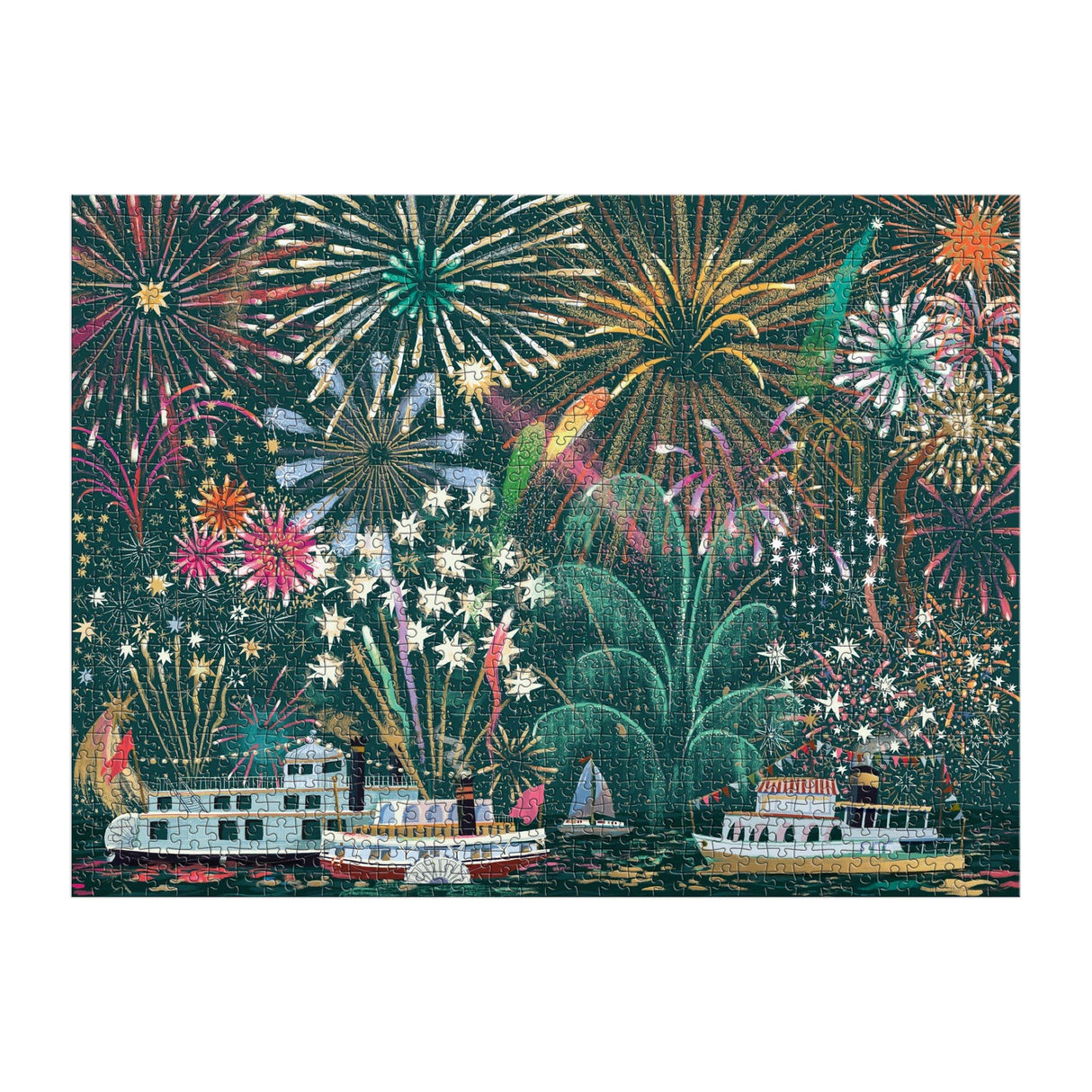 Galison - Fireworks Jubilee 1000 Piece Foil Puzzle
