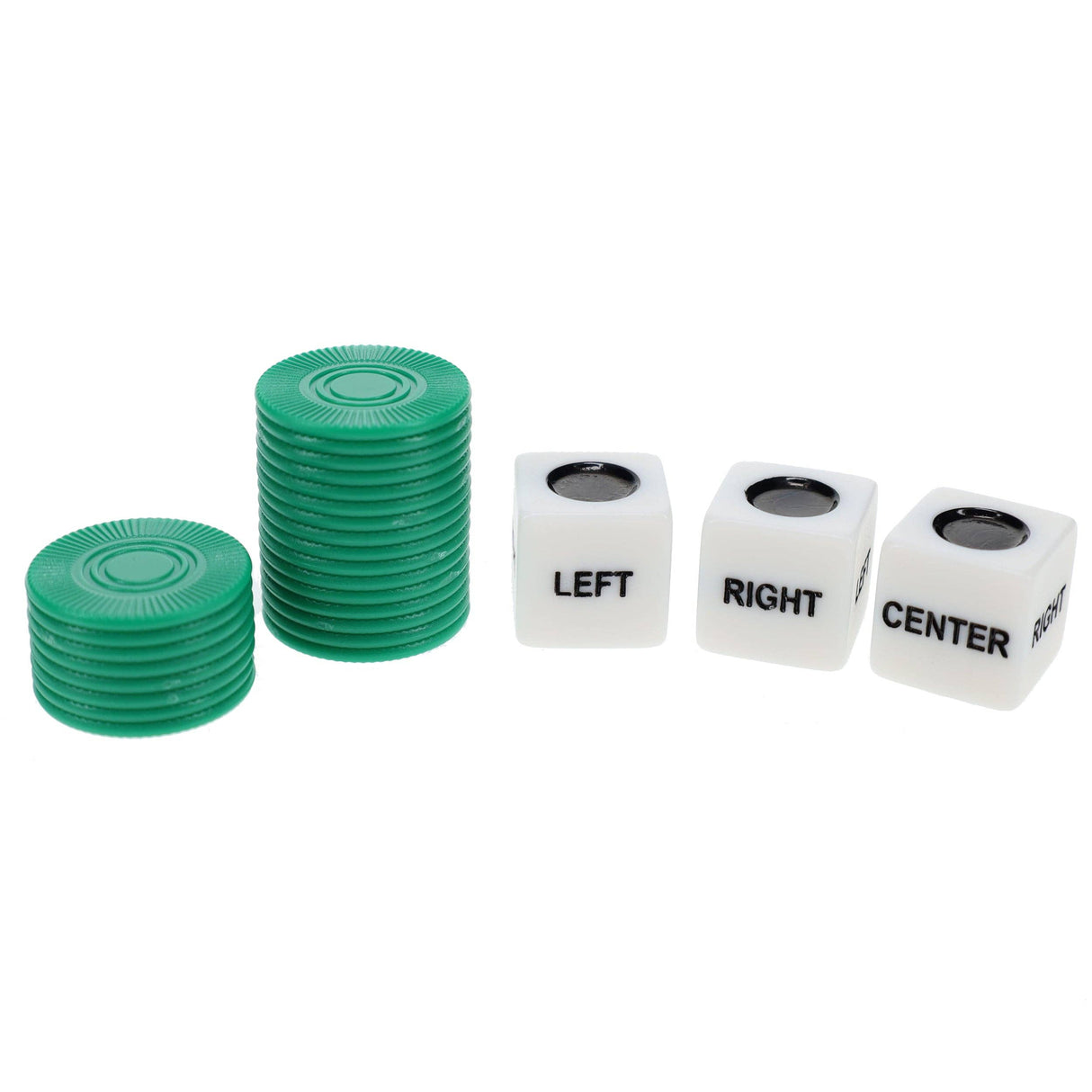 Wood Expressions - Left, Right, Center Dice Game