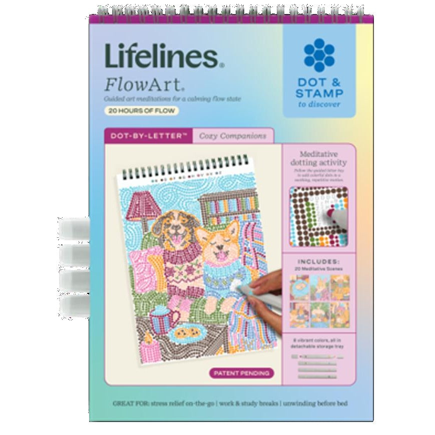 Lifelines FlowArt Dot-by-Letter, Cozy Companions - package front