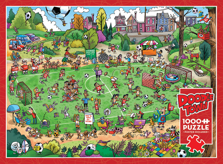 Cobble Hill DoodleTown: Offside Antics | 1000 Piece Puzzle