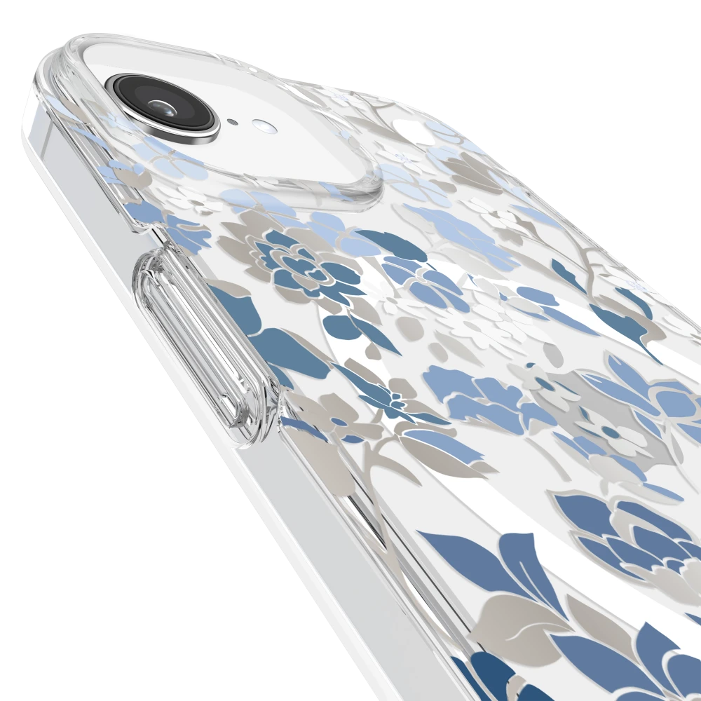 Kate Spade - Protective MagSafe Case for iPhone 16e /15/14/13 - Flowerbed Blue