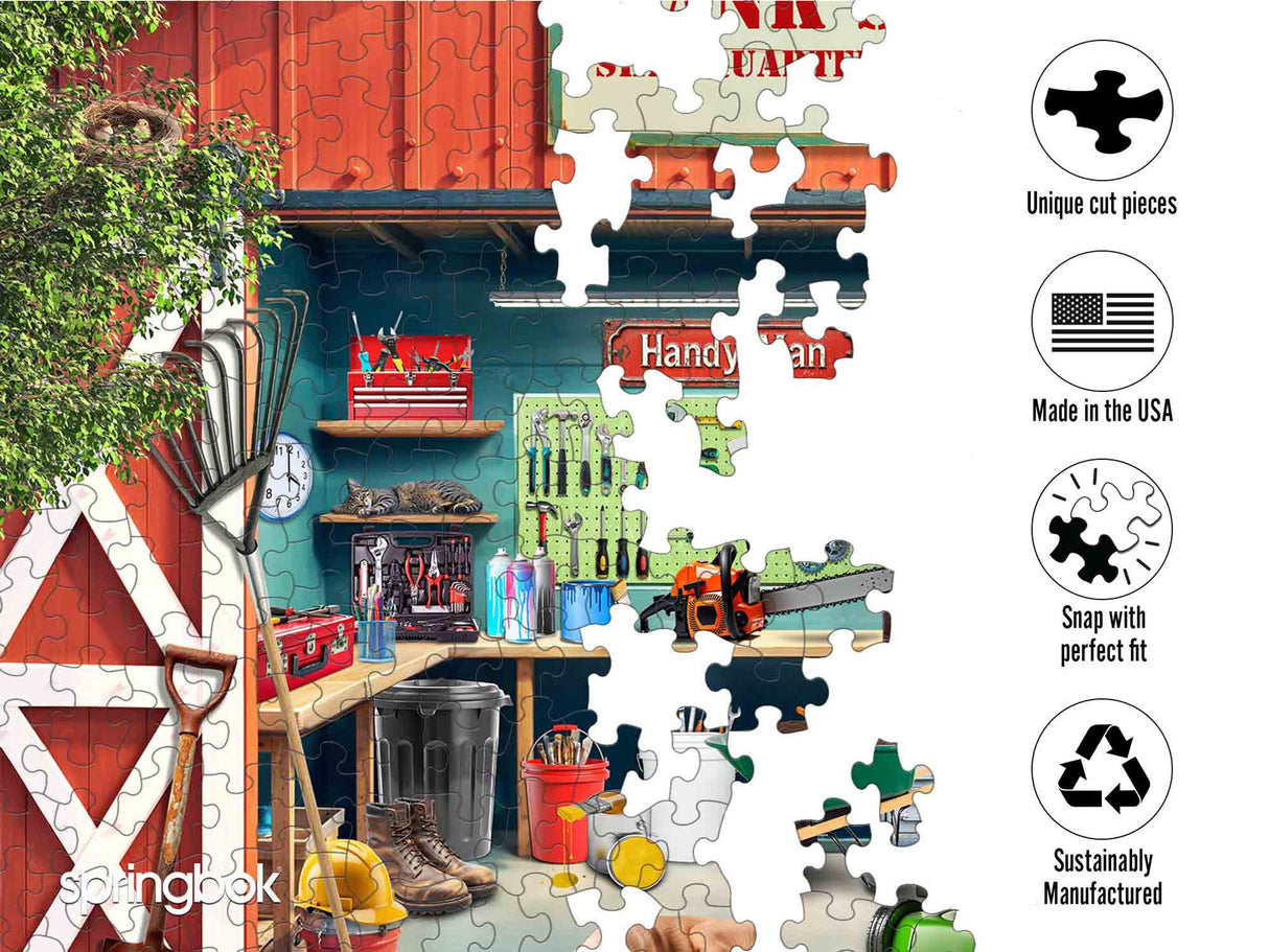 Springbok Shed-Quarters 1000 Piece Jigsaw Puzzle