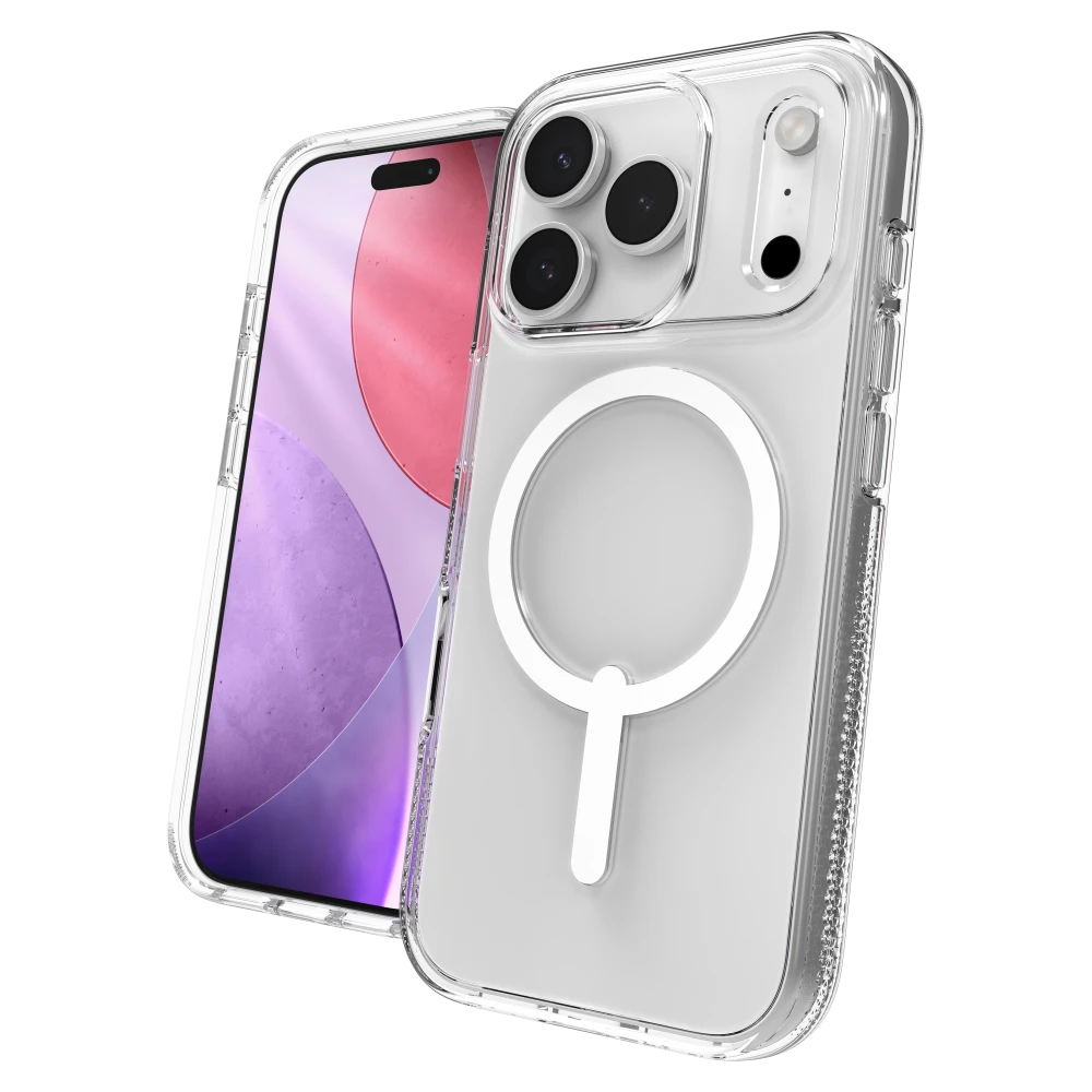ZAGG - Crystal Palace Snap MagSafe Case for Apple iPhone 17 Pro - Clear
