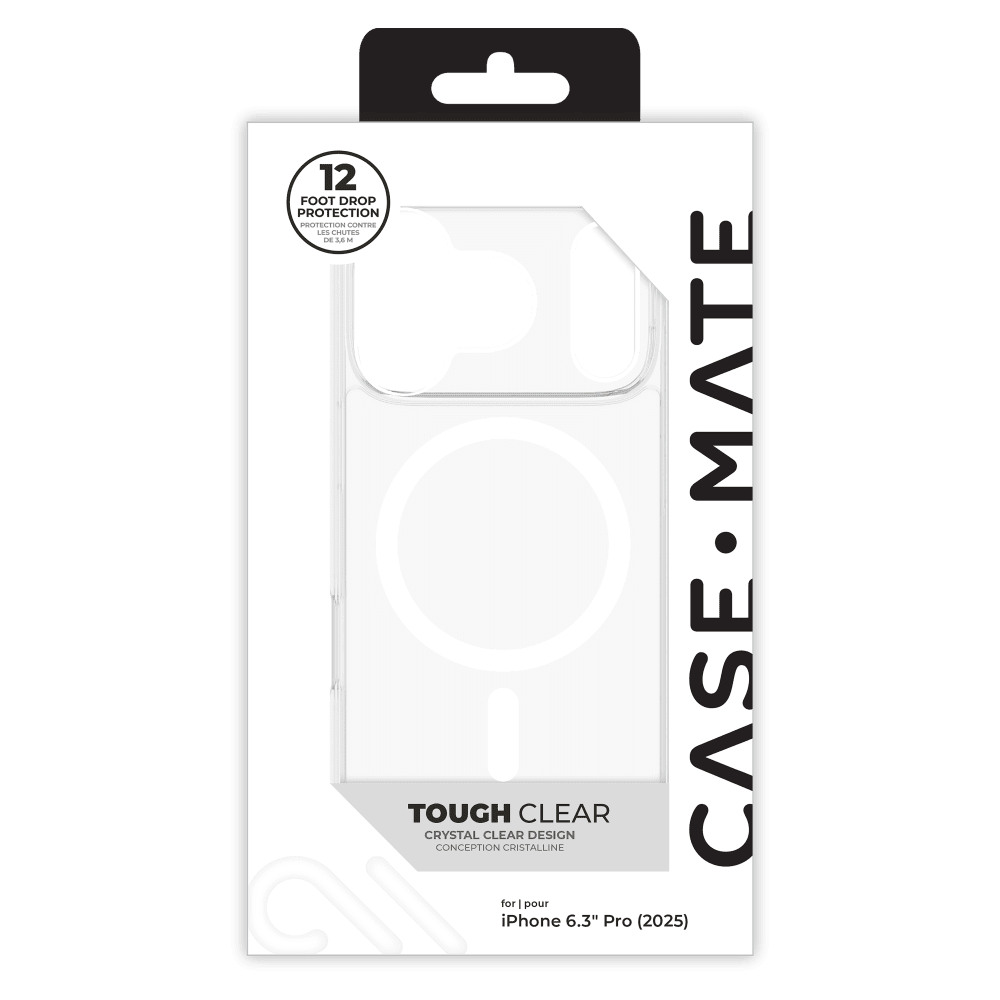 Case-Mate - Tough MagSafe Case for Apple iPhone 17 Pro - Clear