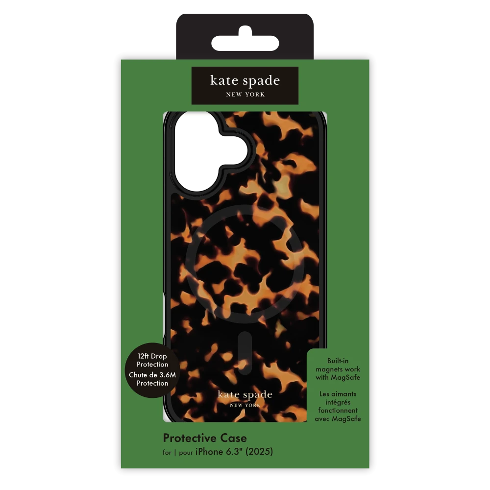Kate Spade - Protective MagSafe Case for iPhone 17 - Tortoise