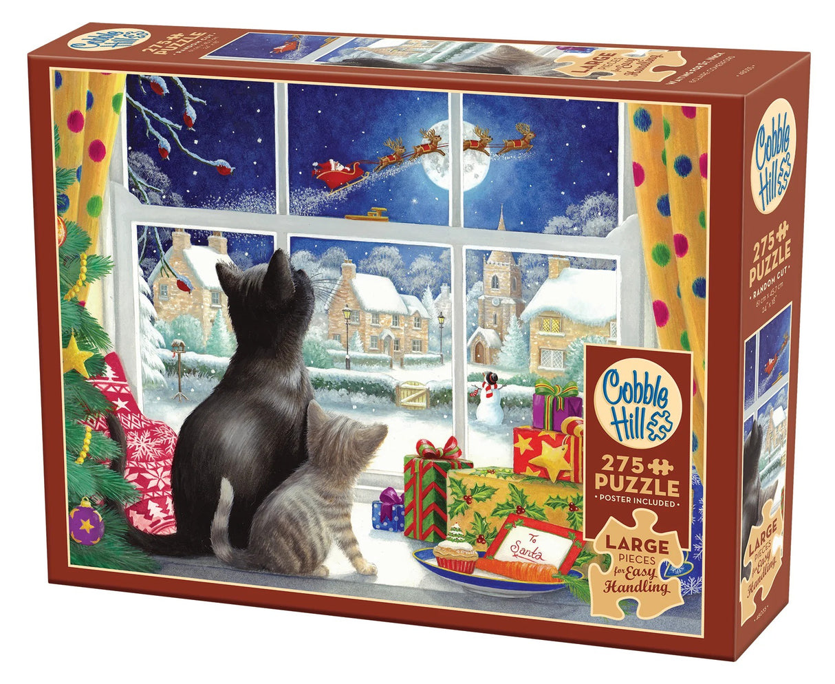 Cobble Hill Waiting for St. Nick | Easy Handling 275 Piece Puzzle