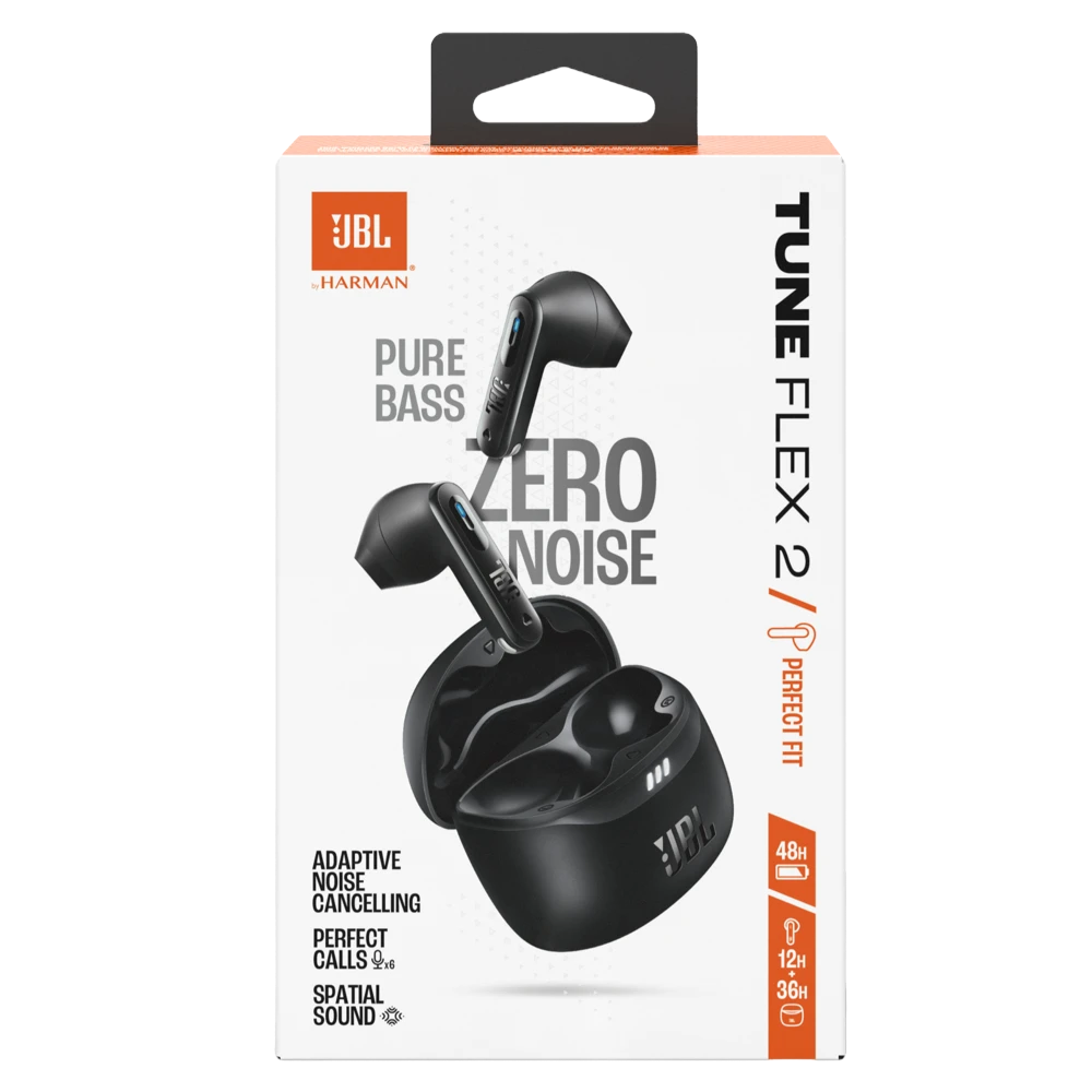 JBL Tune Flex 2 True Wireless In Ear Headphones - Black