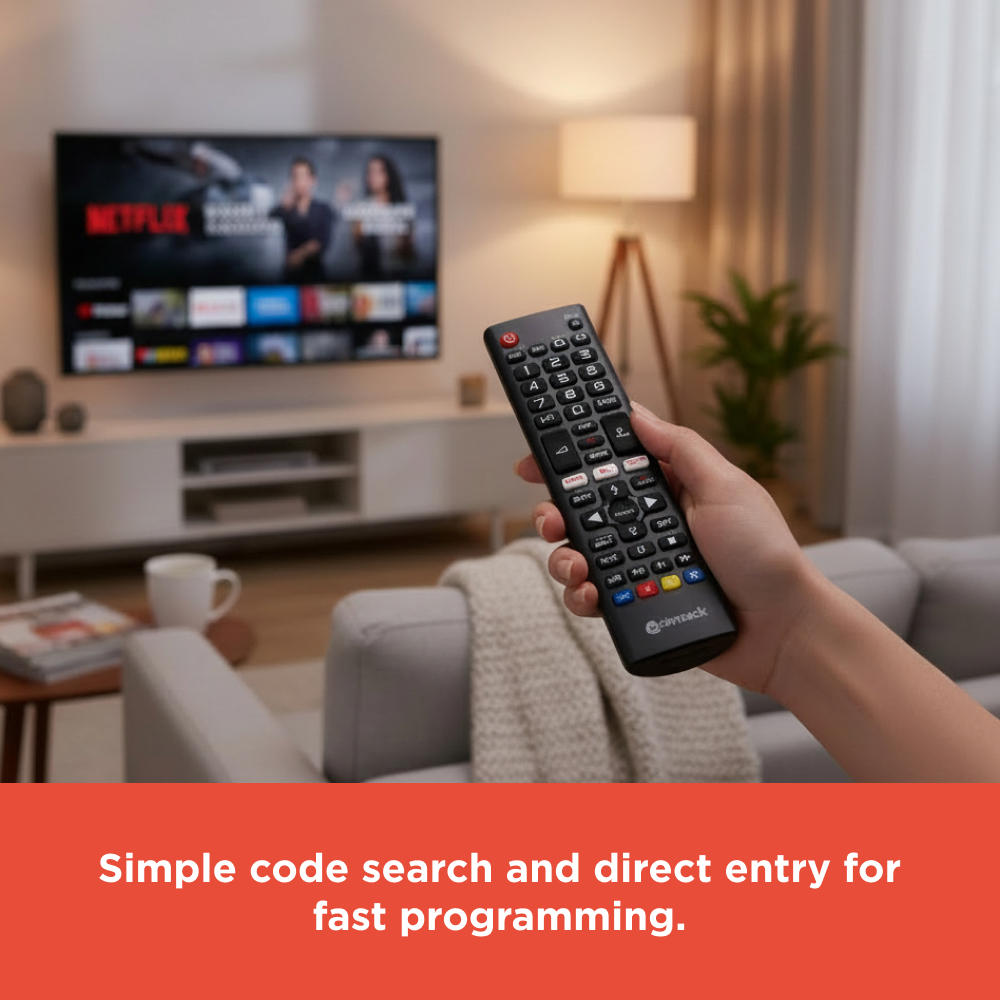 RadioShack Universal Remote Control Compatible with LG TVs