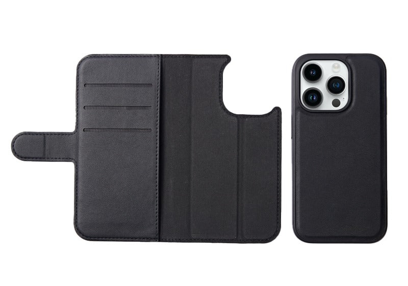 xBase iPhone 15 Pro Max (6.7) Folio Exec Wallet Case MagSafe Compatible - Black