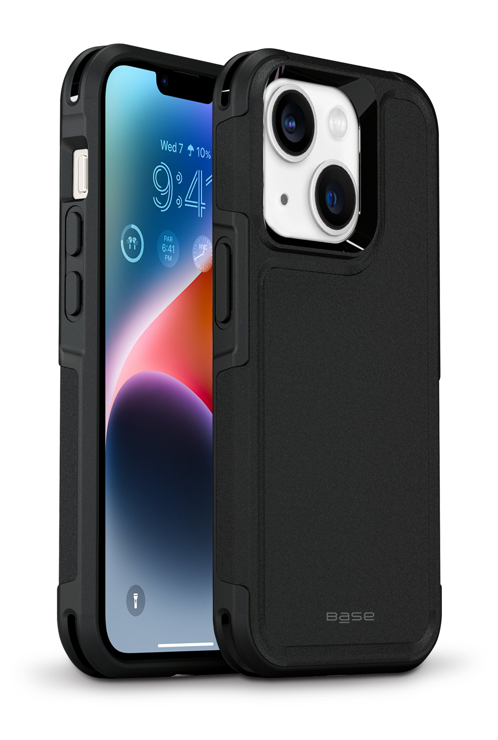 Base iPhone 15 (6.1) - ProTech MagSafe Compatible- Rugged Armor Protective Case - Black