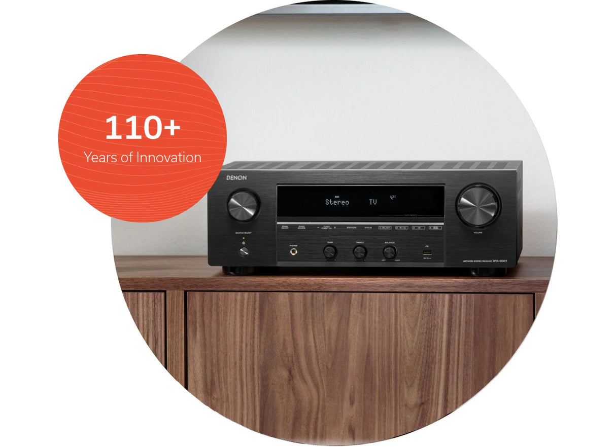 Denon 2.2 Ch. 100W 8K AV Receiver Powered by HEOS™