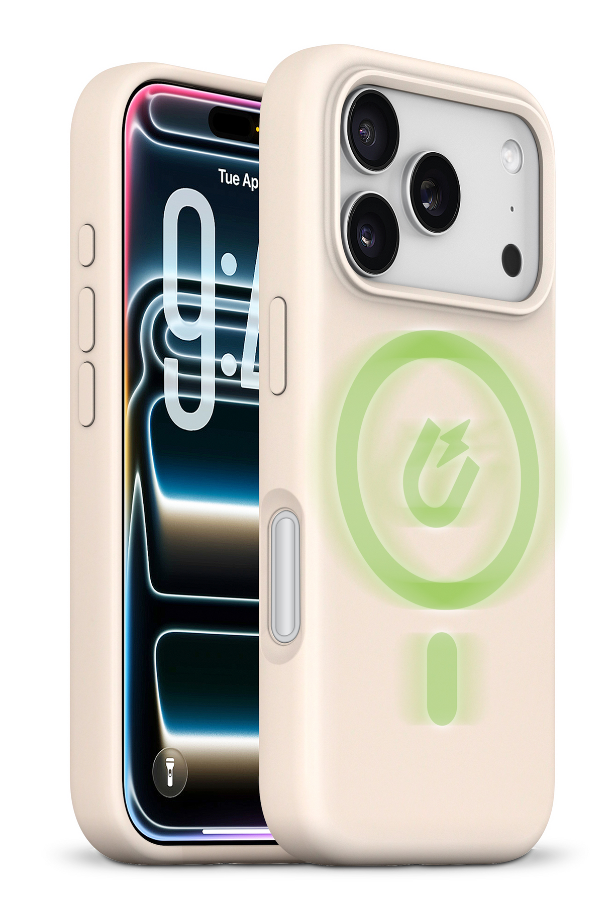 xBase iPhone 17 Pro Max - Liquid Silicone Gel/Rubber MagSafe Compatible Case - Pink