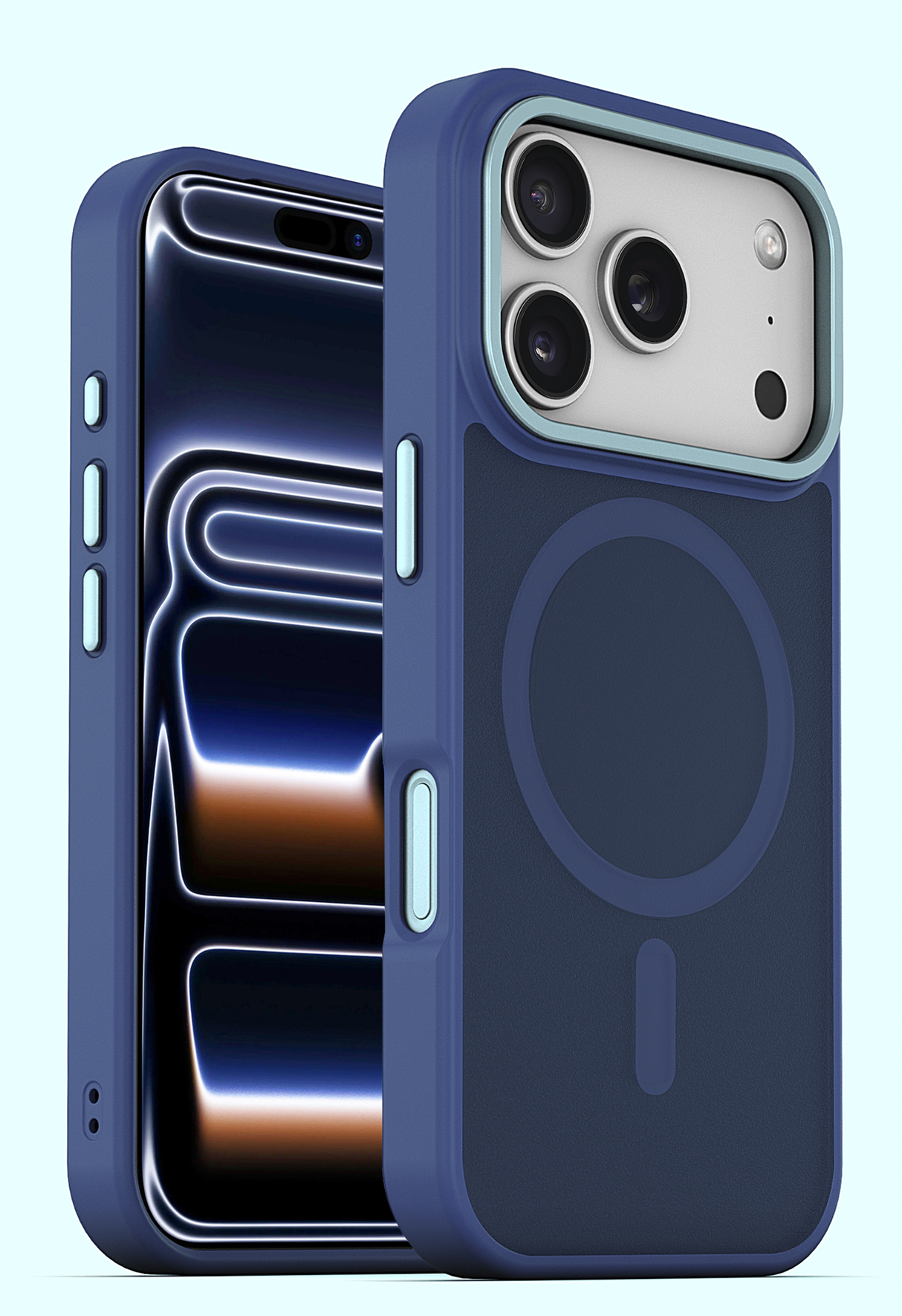 xBase iPhone 17 Pro - DuoHybrid MagSafe Compatible - Reinforced Protective Case - Blue