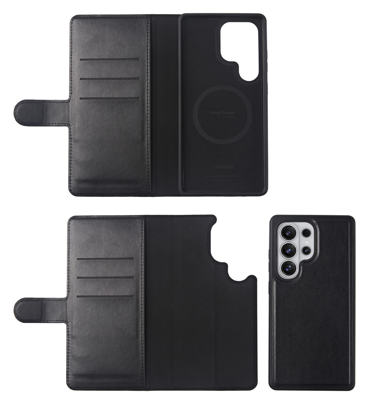 xBase Samsung S26 Ultra Exec Folio Wallet MagSafe Compatible Case - Black