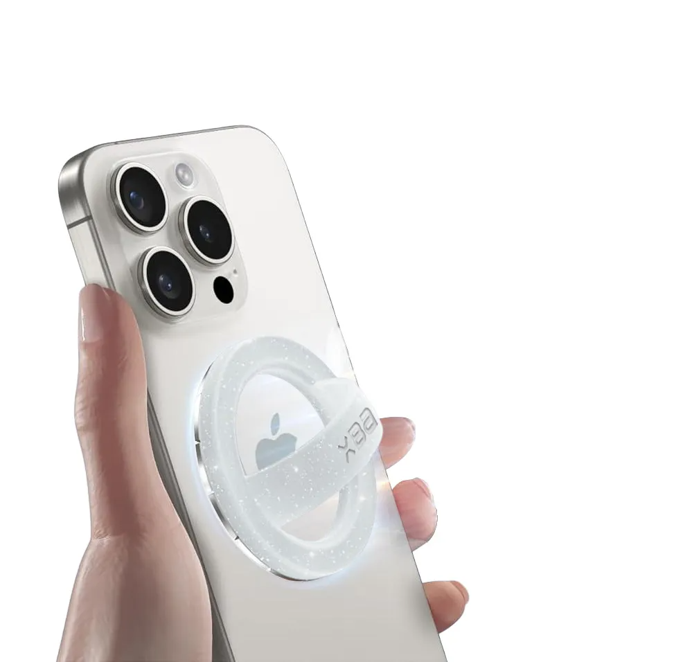 xBase Magnetic Loop Grip - Clear Sparkle