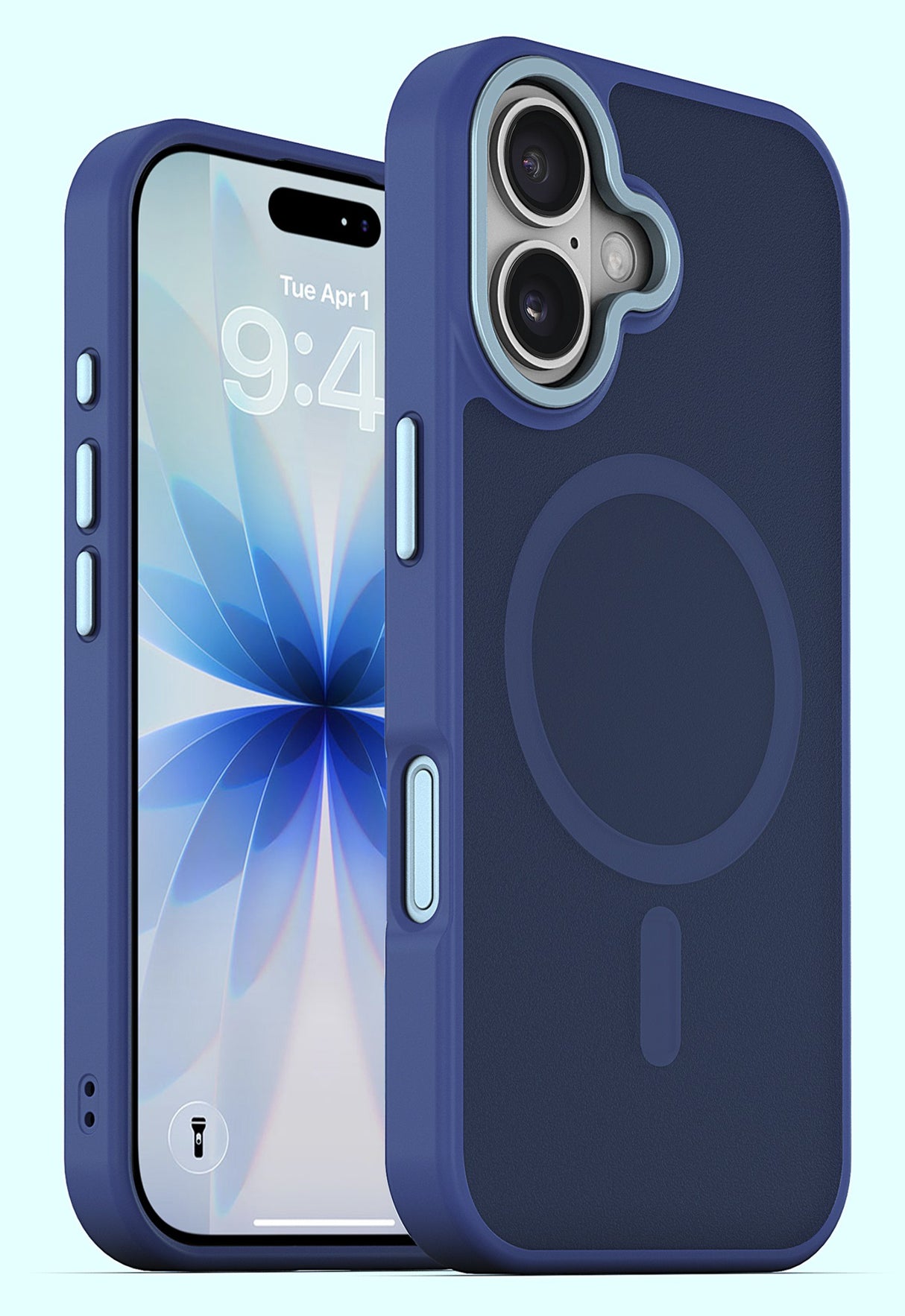xBase iPhone 17 - DuoHybrid MagSafe Compatible - Reinforced Protective Case - Blue