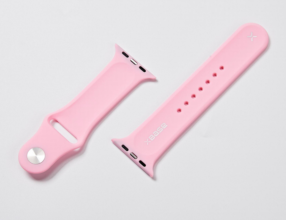 xBase Apple Watch Silicone Band- Large (42/44/45/49mm) - Pink