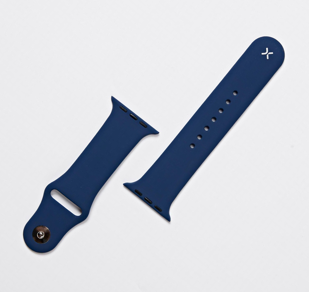 Device Protection Apple Watch Bands xBase Apple Watch Silicone Band - Large (42/44/45/49mm) -Blue