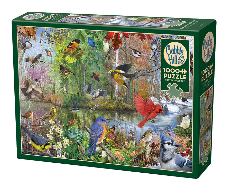Cobble Hill Birds of the Season | 1000 Piece Puzzle