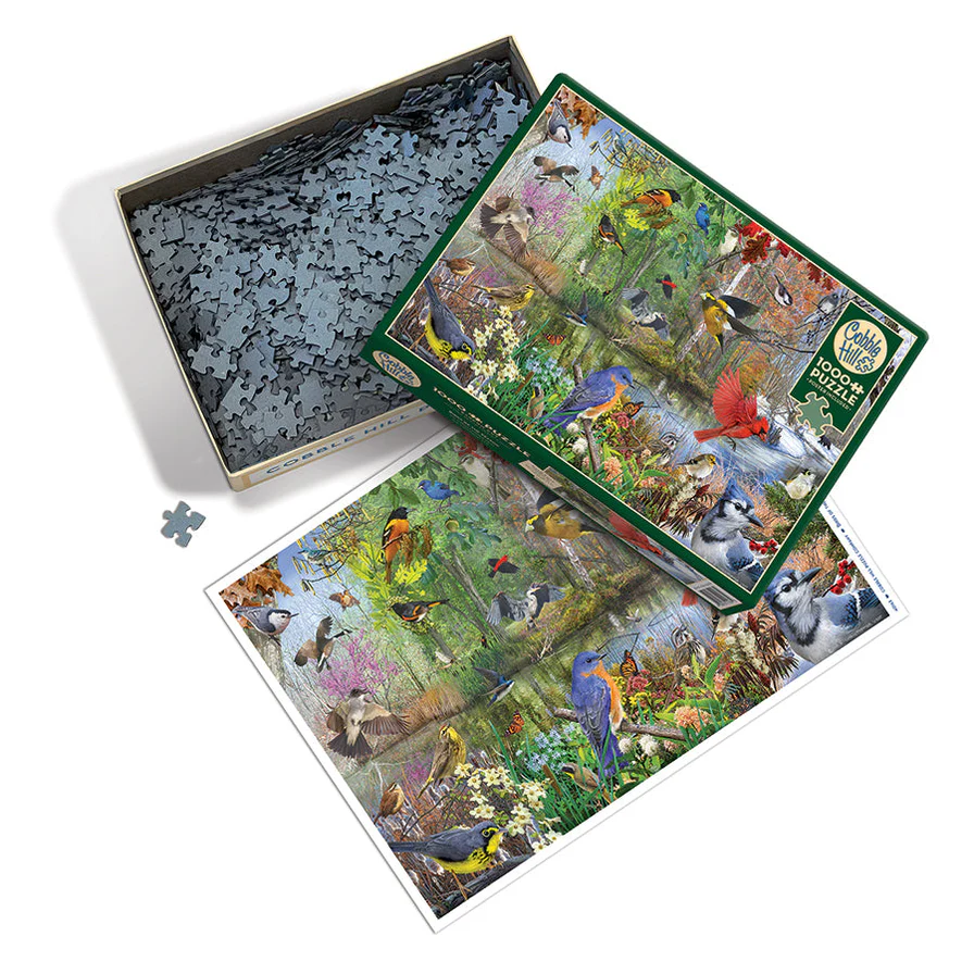 Cobble Hill Birds of the Season | 1000 Piece Puzzle