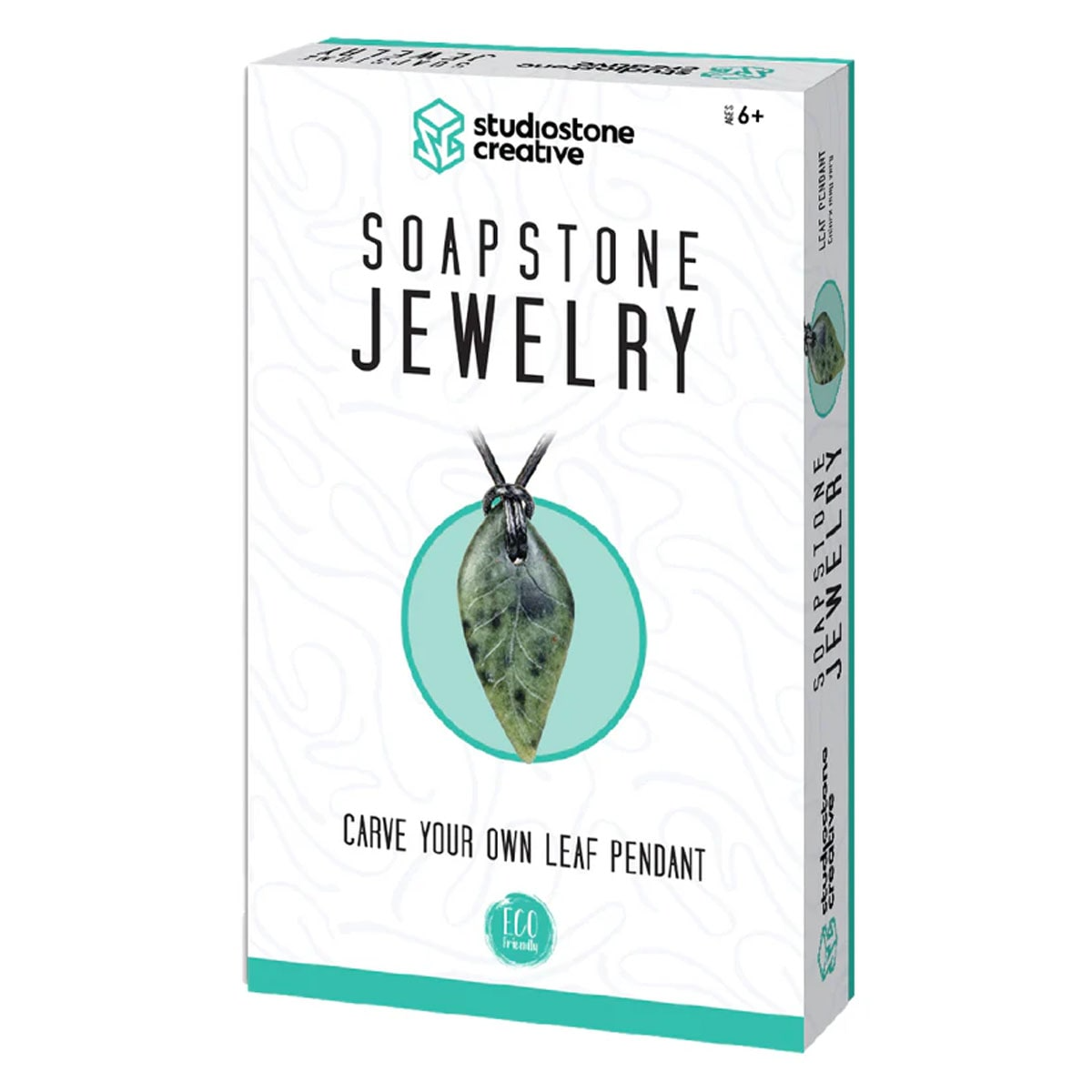 Soapstone Jewelry - Leaf Pendant