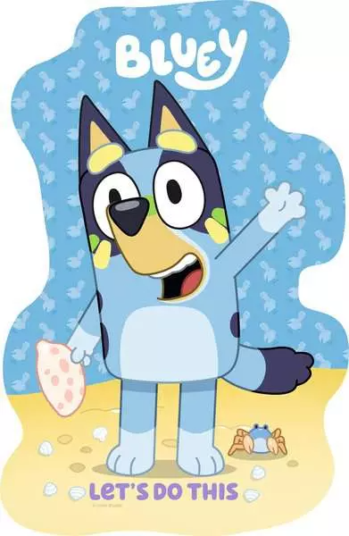 Ravensburger Bluey 4 Large Shaped Puzzle