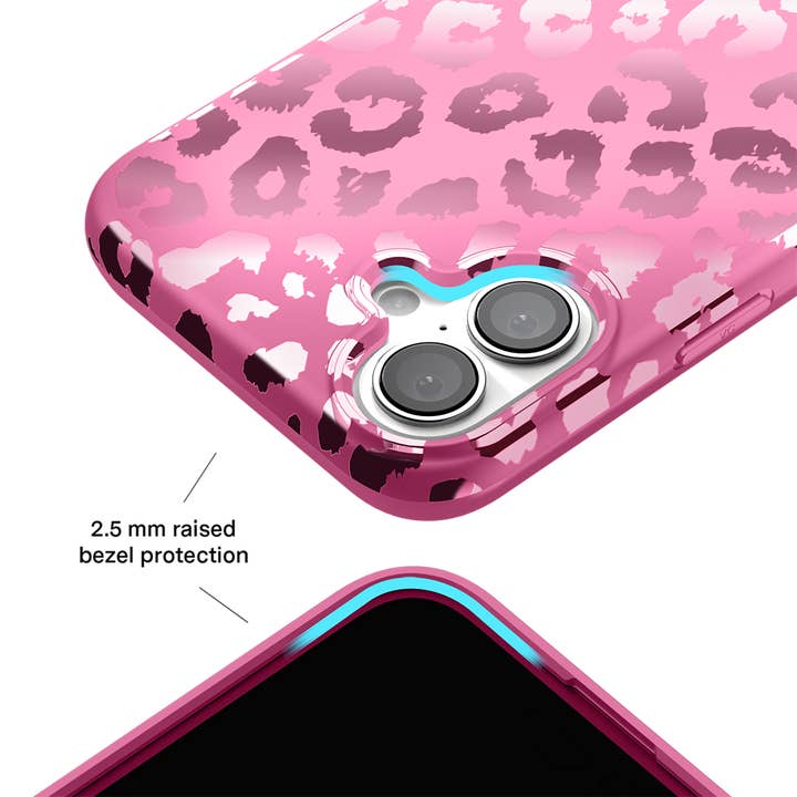VELVET CAVIAR Apple iPhone 16 MagSafe Case - Pink Ruby Leopard