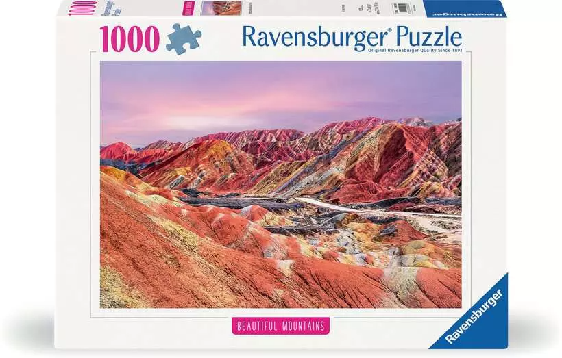 Ravensburger Rainbow Mountains, China 1000 Pc Puzzle