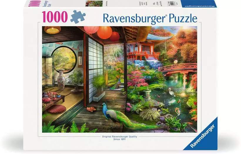 Ravensburger Japanese Garden Teahouse 1000 pc Puzzle