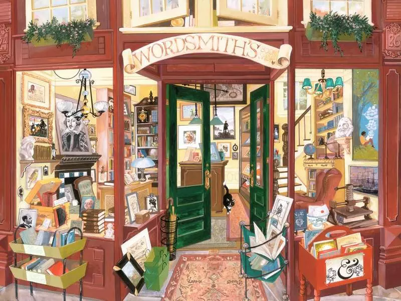 Ravensburger Wordsmith's Bookshop 1500 pc Puzzle