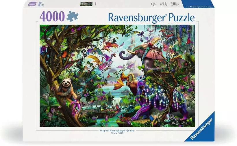 Ravensburger Tropical Dragons 4000 Pc Puzzle