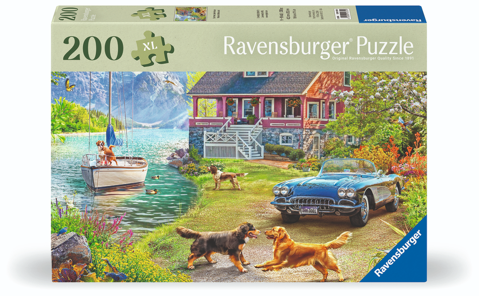 Ravensburger Summer Lake House 200 Pc Puzzle
