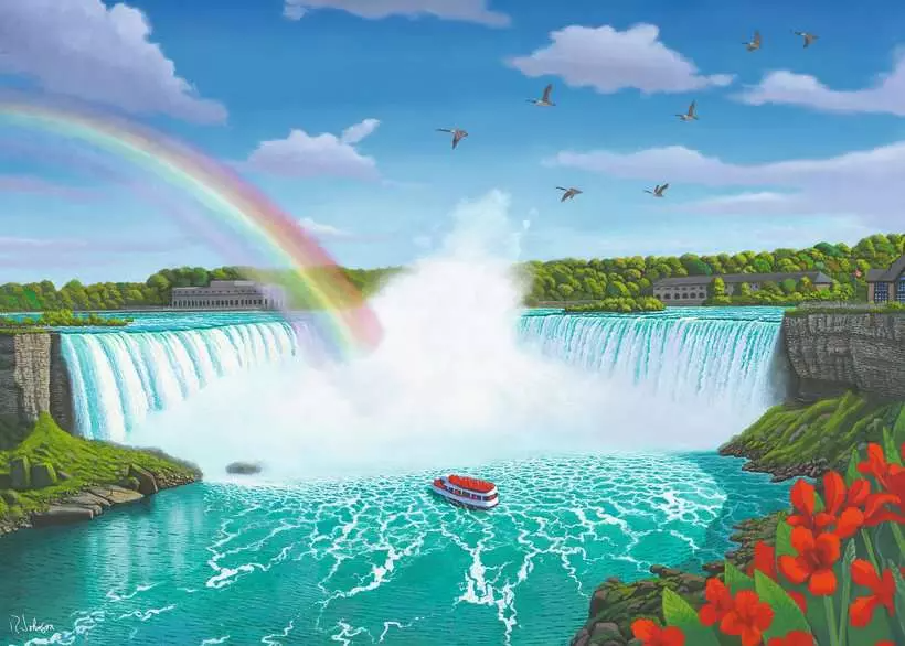 Ravensburger Niagara Falls 1000 Pc Puzzle